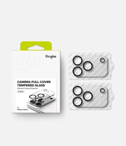 OSŁONA APARATU RINGKE CAMERA FULL COVER 2-PACK IPHONE 18 PRO BLACK