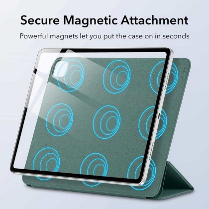 Магнитен тефтер за iPad Pro 11 от ESR Rebound Magnetic - Forest Green