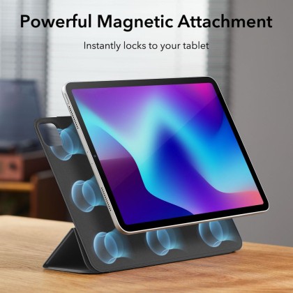 Магнитен тефтер за iPad Pro 12.9 от ESR Rebound Magnetic - Rugged Black