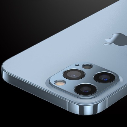 Алуминиев протектор за обектив на камерата на iPhone 13 / 13 Mini от Hofi Alucam Pro+ - Розов