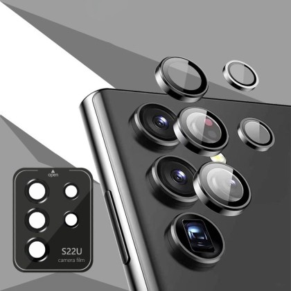 Протектори за обектив на Samsung Galaxy S22 Ultra от Hofi Camring Pro+ - Черен