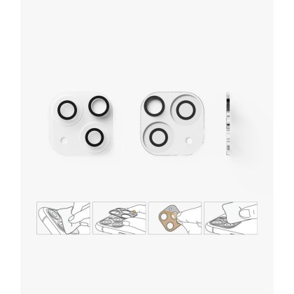 2 броя протектори за камера на iPhone 13 / 13 Mini от Ringke Camera Protector - Прозрачни