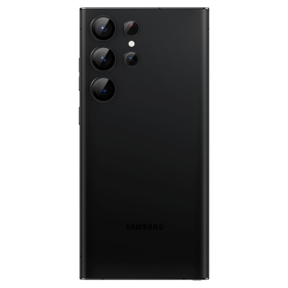 2 броя комплетки от протектори за обектви на камерата на Samsung Galaxy S23 Ultra от Spigen Optik Tr - Черен 