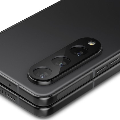 2 броя протектори за камера на Samsung Galaxy Z Fold 4 от Spigen Optik.TR - Черни