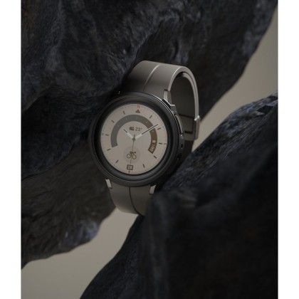 Силиконов кейс за Samsung Galaxy Watch 5 Pro (45mm) от Ringke Air - Черен