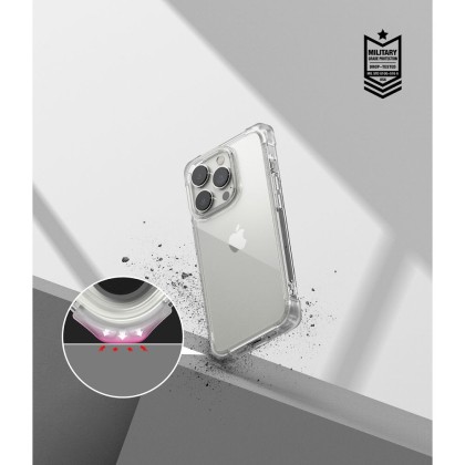 Удароустойчив твърд кейс за iPhone 14 Pro Max от Ringke Fusion - Прозрачен