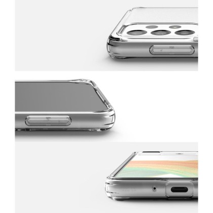 Удароустойчив твърд кейс за Samsung Galaxy A53 5G от Ringke Fusion - матово прозрачен
