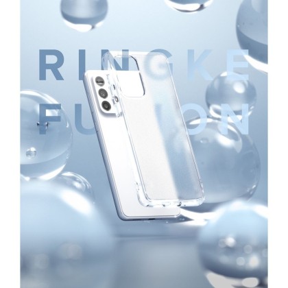 Удароустойчив твърд кейс за Samsung Galaxy A53 5G от Ringke Fusion - матово прозрачен