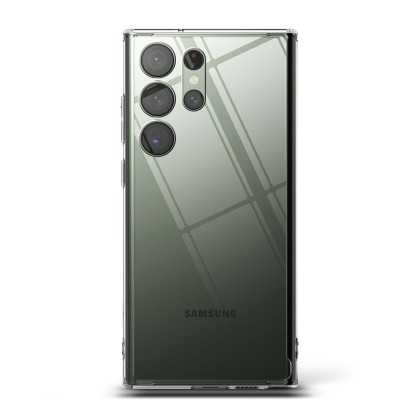 Удароустойчив твърд кейс за Samsung Galaxy S23 Ultra от Ringke Fusion - Прозрачен