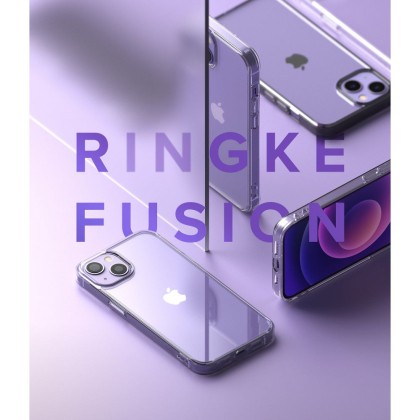 Удароустойчив твърд кейс за iPhone 13 Pro от Ringke Fusion - Прозрачен