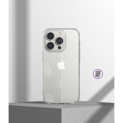 Удароустойчив твърд кейс за iPhone 14 Pro Max от Ringke Fusion - матово прозрачен
