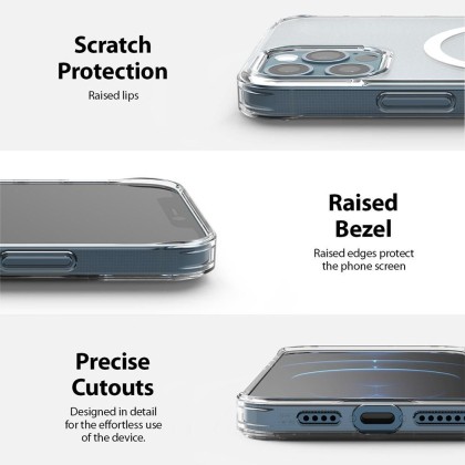 Удароустойчив твърд кейс с MagSafe за iPhone 12 / 12 Pro от Ringke Fusion Magnetic - Матов