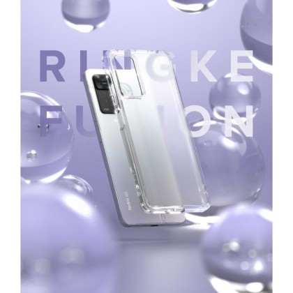 Удароустойчив твърд кейс за Xiaomi Redmi Note 11 Pro от Ringke Fusion - матово прозрачен