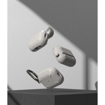 Силиконов калъф за слушалки Apple AirPods Pro 1 / 2 от Ringke Onyx - Warm Grey