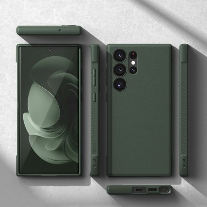 Удароустойчив кейс за Samsung Galaxy S23 Ultra от Ringke Onyx - Dark Green