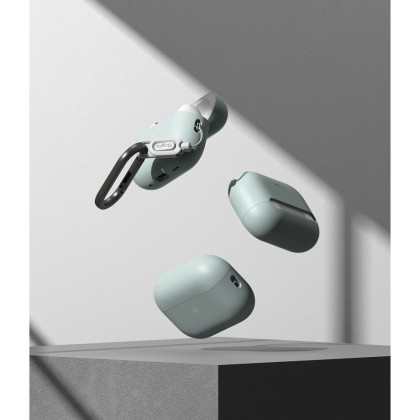 Силиконов калъф за слушалки Apple AirPods Pro 1 / 2 от Ringke Silicone - Seafoam