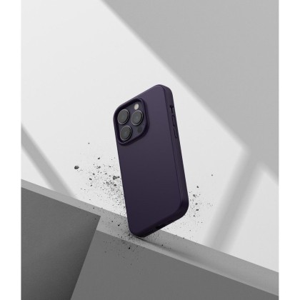 Силиконов кейс за iPhone 14 Pro от Ringke Silicone Magnetic - Deep Purple