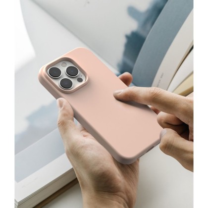 Силиконов кейс за iPhone 14 Pro Max от Ringke Silicone Magnetic - Pink Sand