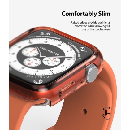 2 бр. тънки калъфи за Apple Watch 4 / 5 / 6 / SE (40mm) от Ringke Slim 2-Pack - Прозрачен и чeрен