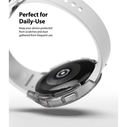 2 бр. тънки калъфи за Samsung Galaxy Watch 4 Classic (46mm) от Ringke Slim 2-Pack - Прозрачен и черен
