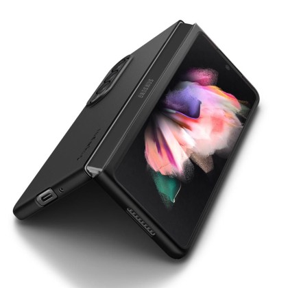 Тънък кейс за Samsung Galaxy Z Fold 3 от Spigen Airskin - Черен