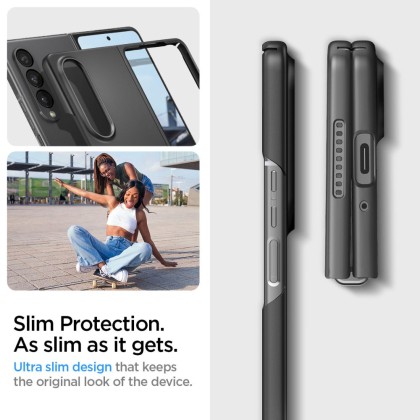 Тънък кейс за Samsung Galaxy Z Fold 4 от Spigen Airskin - Черен