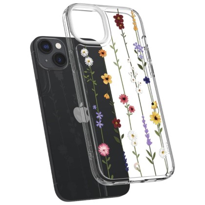 Удароустойчив кейс за iPhone 14 Plus от Spigen Cyrill Cecile - Flower Garden