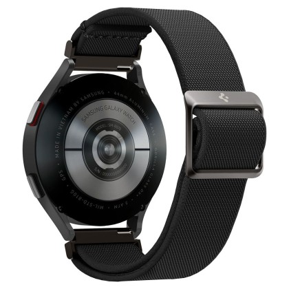 Текстилна каишка за Samsung Galaxy Watch 4 / 5 / 5 Pro / 6 от Spigen Fit Lite - Черен