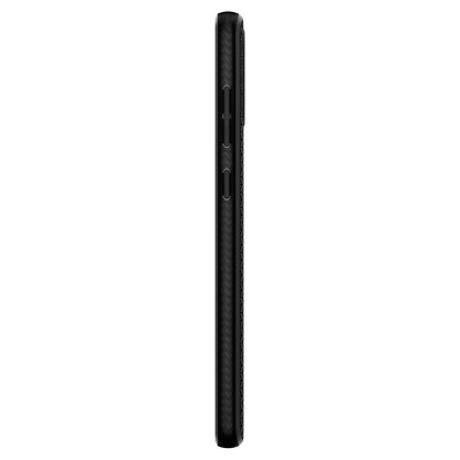 Удароустойчив, силиконов кейс за Samsung Galaxy A51 от Spigen Liquid Air - Черен