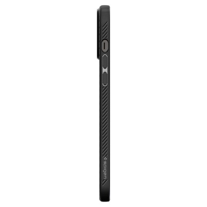 Удароустойчив, силиконов кейс за iPhone 13 Pro от Spigen Liquid Air - Черен