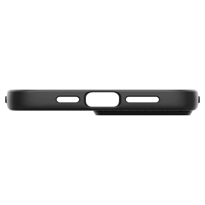 Удароустойчив, силиконов кейс за iPhone 13 Pro Max от Spigen Liquid Air - Черен