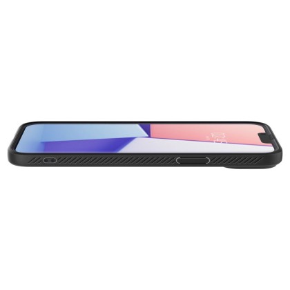 Удароустойчив, силиконов кейс за iPhone 14 Plus от Spigen Liquid Air - Черен