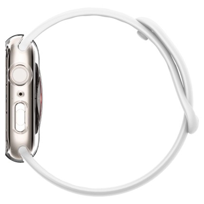 Силиконов кейс за Apple Watch 4/5/6/7/8/9/SE (40/41 mm) от Spigen Liquid Crystal - Прозрачен