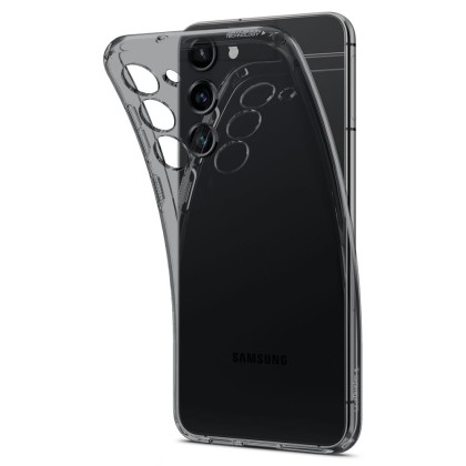Удароустойчив, силиконов кейс за Samsung Galaxy S23 от Spigen Liquid Crystal - Space Crystal
