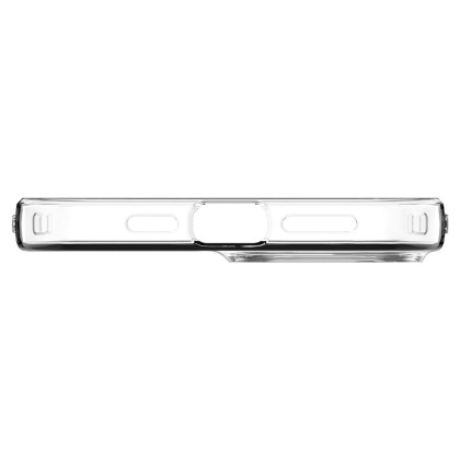 Удароустойчив, силиконов кейс за iPhone 12 Pro Max от Spigen Liquid Crystal - Прозрачен