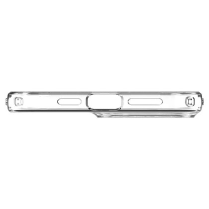 Удароустойчив, силиконов кейс за iPhone 13 Pro Max от Spigen Liquid Crystal - Прозрачен