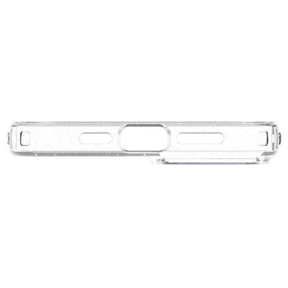 Удароустойчив, силиконов кейс за iPhone 14 Plus от Spigen Liquid Crystal - Glitter Crystal
