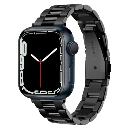 Стомамена верижка за Apple Watch 4/5/6/7/8/SE (38/40/41 mm) от Spigen Modern Fit Band - Черна