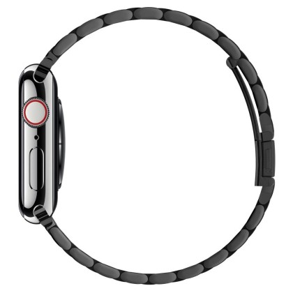 Стомамена верижка за Apple Watch 4/5/6/7/8/SE/Ultra 1/2 (42/44/45/49 mm) от Spigen Modern Fit Band - Черна