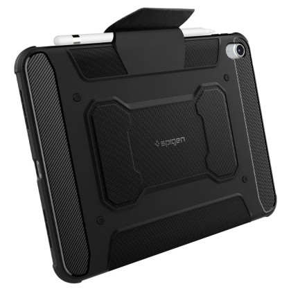 Удароустойчив калъф за iPad 10.9 2022 от Spigen Rugged Armor Pro - Черен