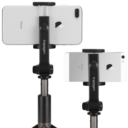 Безжичен селфи стик с трипод за IOS и Android от Spigen S540W - Черен