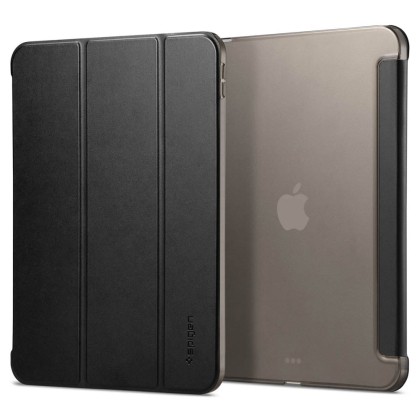 Кожен тефтер за iPad 10 (10.9" 2022) от Spigen Smart Fold - Черен