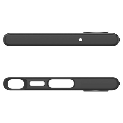 Тънък твърд кейс за Samsung Galaxy S23 Ultra от Spigen Thin Fit - Черен