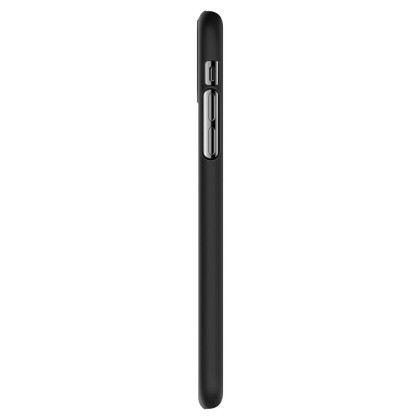 Тънък твърд кейс за iPhone 11 от Spigen Thin Fit - Черен