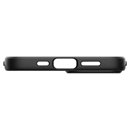 Тънък твърд кейс за iPhone 13 от Spigen Thin Fit - Черен