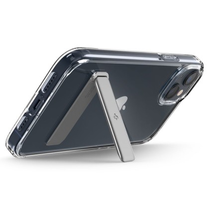 Удароустойчив твърд кейс за iPhone 14 от Spigen Ultra Hybrid S - Прозрачен