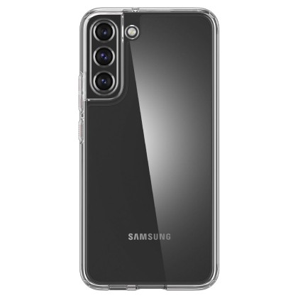Удароустойчив твърд кейс за Samsung Galaxy S22 от Spigen Ultra Hybrid - Прозрачен