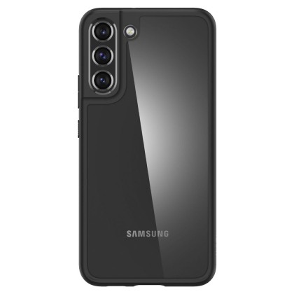 Удароустойчив твърд кейс за Samsung Galaxy S22 от Spigen Ultra Hybrid - Матово Черно