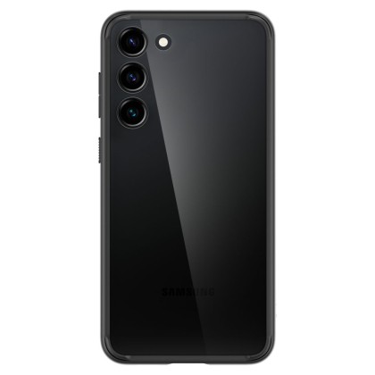 Удароустойчив твърд кейс за Samsung Galaxy S23 от Spigen Ultra Hybrid - Матово Черно