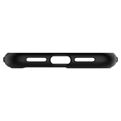 Удароустойчив твърд кейс за iPhone 11 от Spigen Ultra Hybrid - Матово Черно